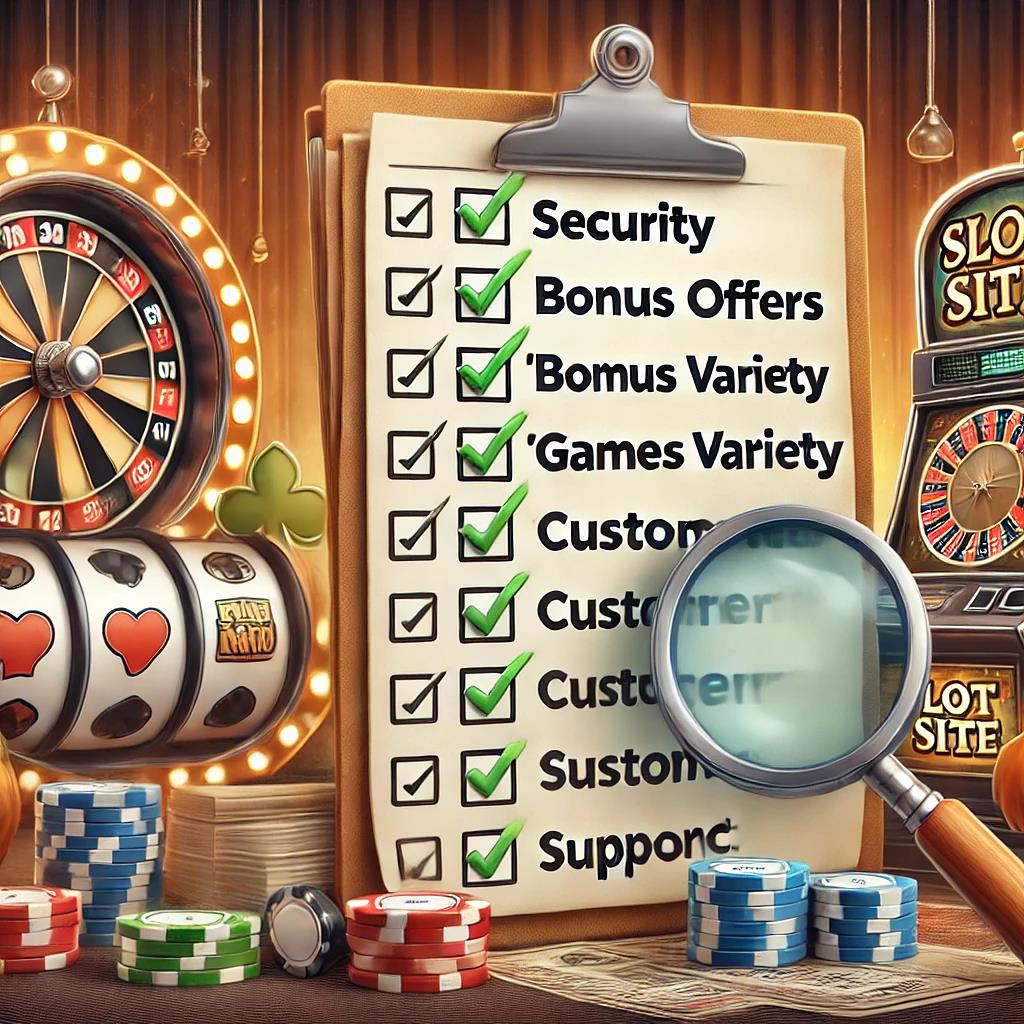 슬롯사이트 선택 시 고려사항