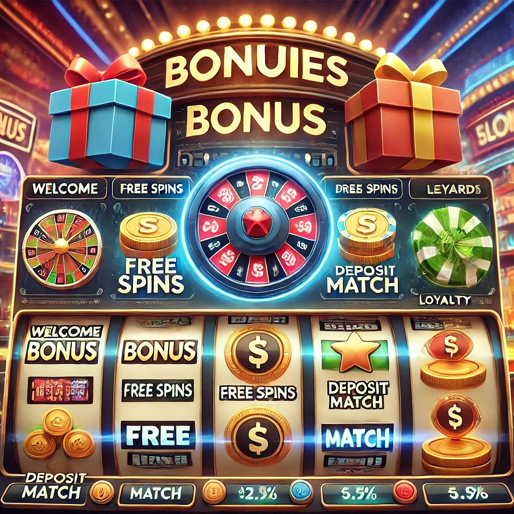 슬롯사이트에서 제공하는 주요 보너스 종류